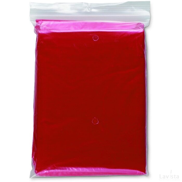 Opvouwbare poncho Sprinkle rood