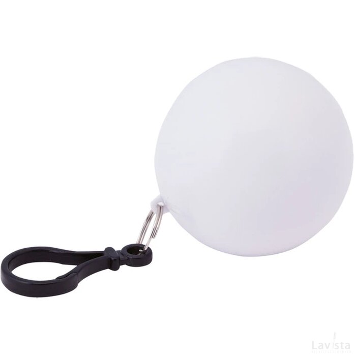 Storm Sleutelhanger Poncho Wit