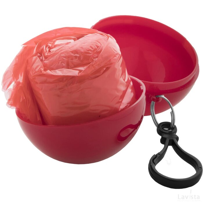 Rany Kinderponcho Sleutelhanger Rood