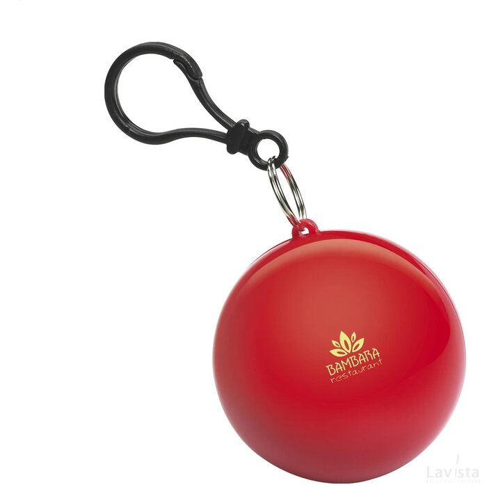 Sprinkle Regenponcho Rood