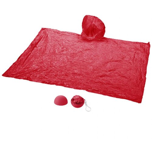 Xina regenponcho Rood