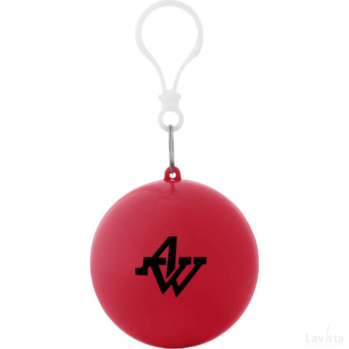 Xina regenponcho Rood