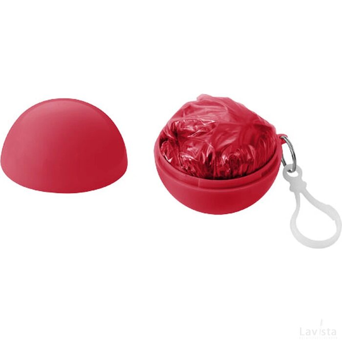 Xina regenponcho Rood