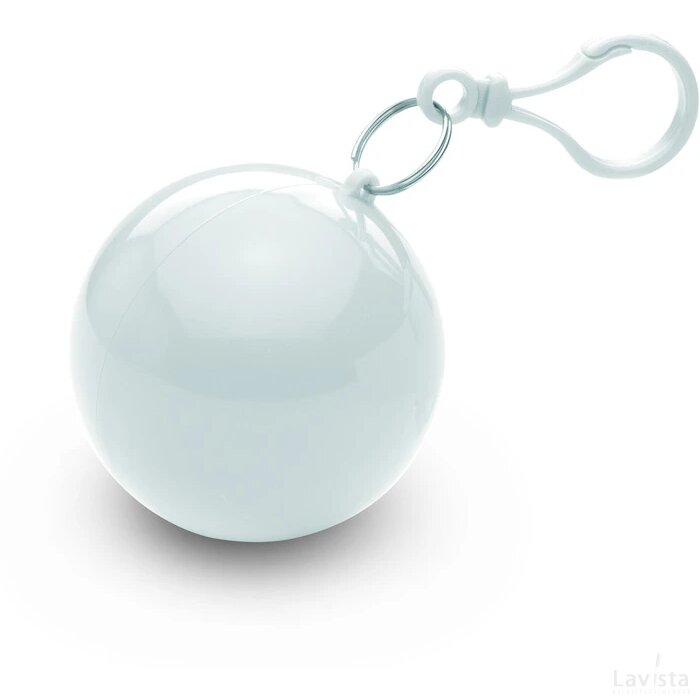 Poncho in kunststof bal Nimbus wit