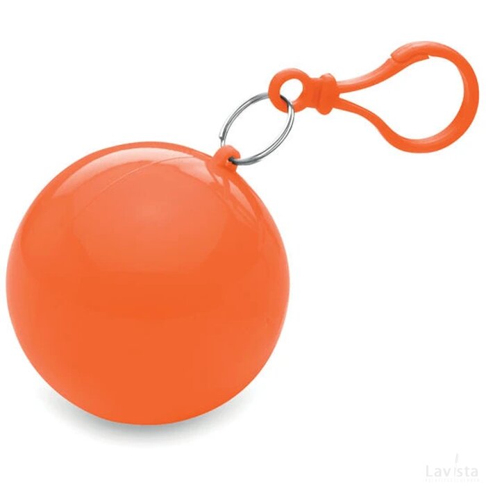 Poncho in kunststof bal Nimbus oranje