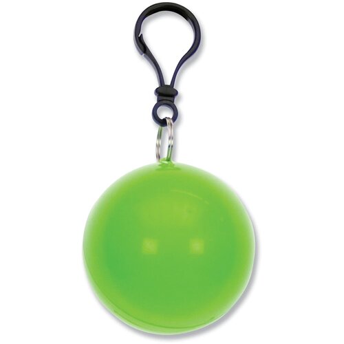 Bal met regenponcho licht groen