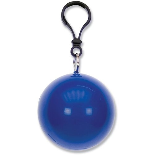 Bal met regenponcho blauw
