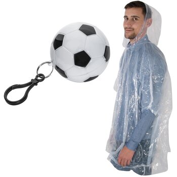 Regenponcho in voetbal multicolored