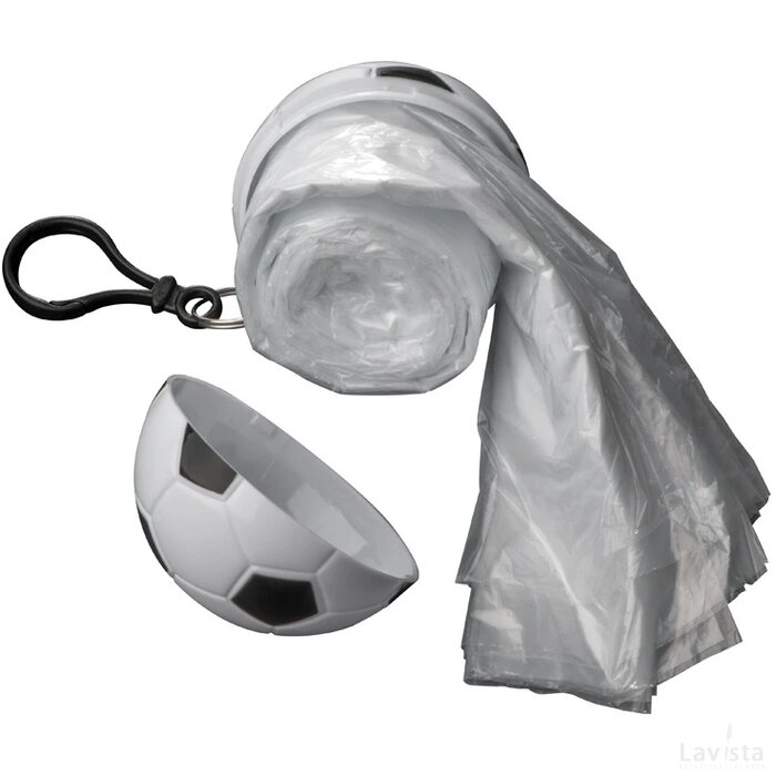 Regenponcho in voetbal multicolored