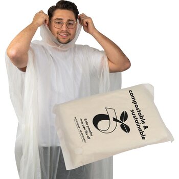 Regenponcho transparant