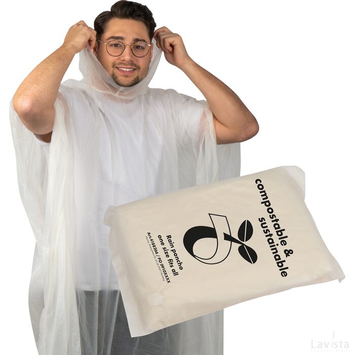 Regenponcho transparant