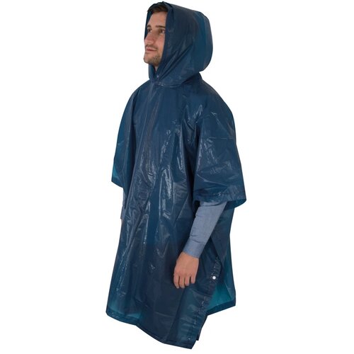 Regenponcho donkerblauw darkblue