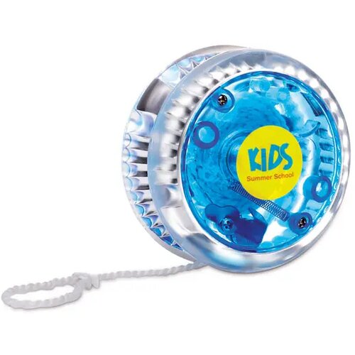 Jojo met knipperend licht Flashyo blauw