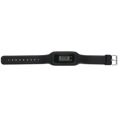 Stappenteller armband zwart
