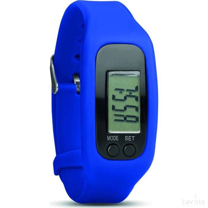Pedometer armband Bratara royal blauw