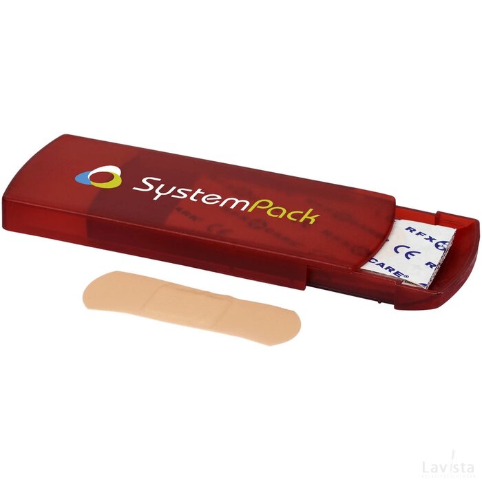 Christian 5-delige pleisterbox Rood