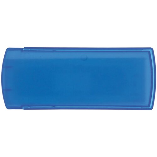 Pleisterdoosje 5 stuks frosted donker blauw