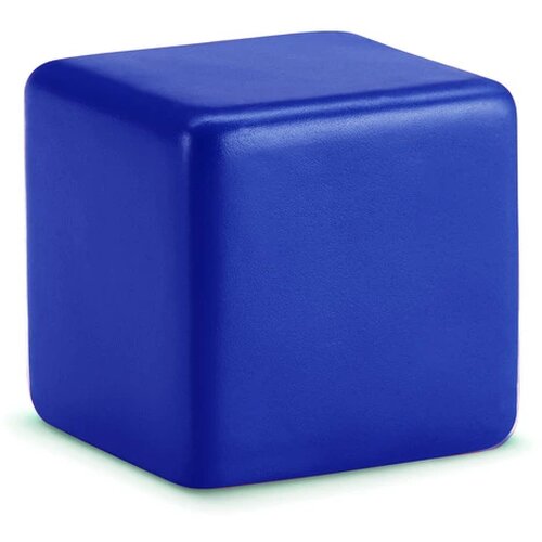 Anti-stress vierkant Squarax blauw