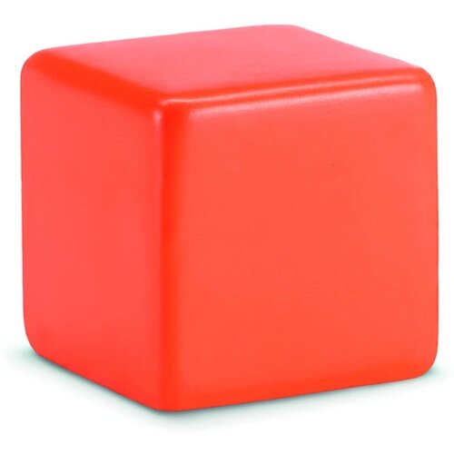 Anti-stress vierkant Squarax oranje