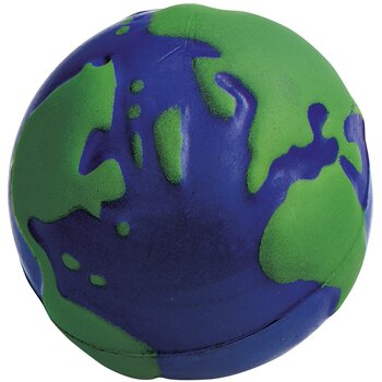 Stressglobe Ø 6,5 Cm Stressbal Blauw