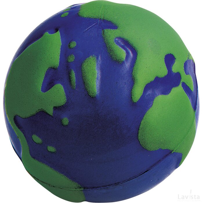 Stressglobe Ø 6,5 Cm Stressbal Blauw
