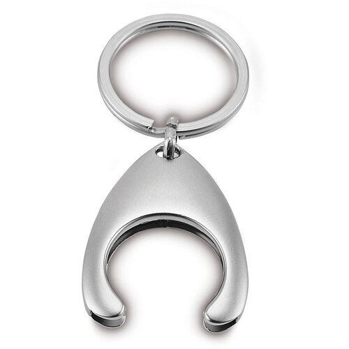 23087 Sleutelhanger Satijn Zilver