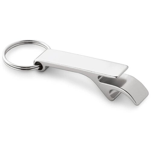 Baitt Sleutelhanger Met Fles Opener Zilverkleurig