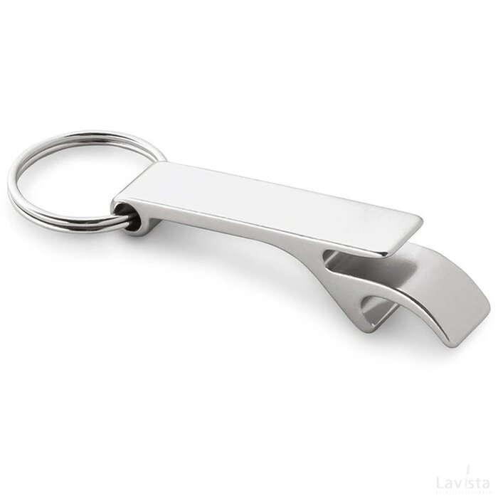 Baitt Sleutelhanger Met Fles Opener Zilverkleurig