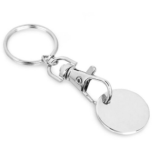 Fido Metalen Sleutelhanger Zilverkleurig