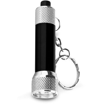 Lergan Sleutelhanger Met Led Lampje Zwart