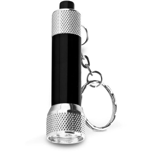 Lergan Sleutelhanger Met Led Lampje Zwart