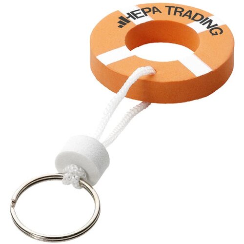 Buoy drijvende sleutelhanger Oranje,Wit Oranje, Wit