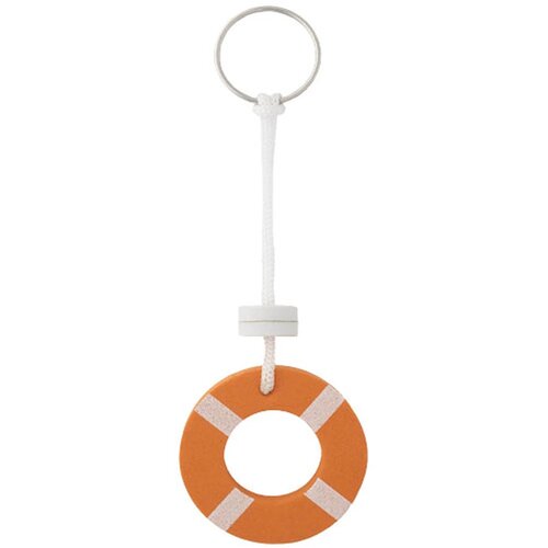 Buoy drijvende sleutelhanger Oranje,Wit Oranje, Wit