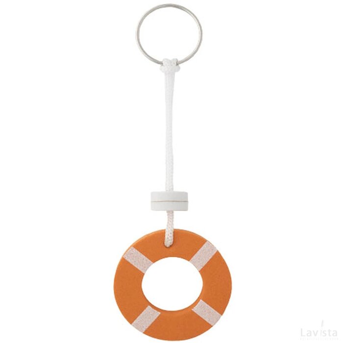 Buoy drijvende sleutelhanger Oranje,Wit Oranje, Wit