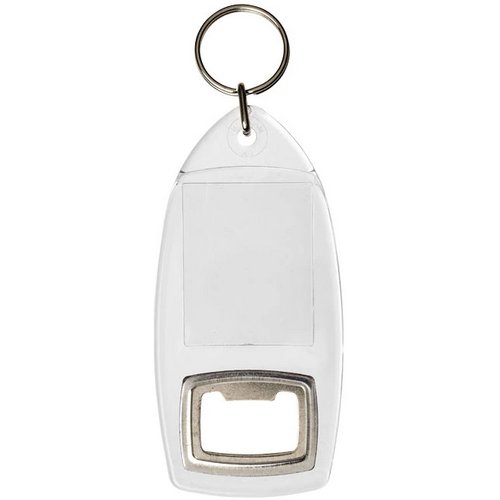Jibe flesopener sleutelhanger Transparant