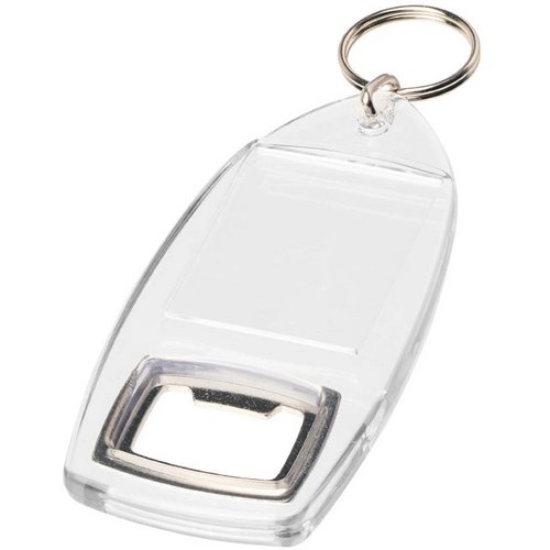 Jibe flesopener sleutelhanger Transparant