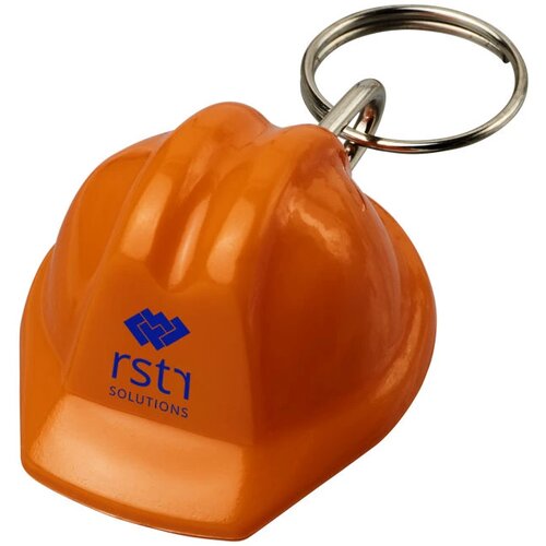 Kolt helmvormige sleutelhanger Oranje