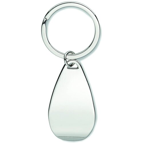 Sleutelhanger met opener Handy glanzend zilver