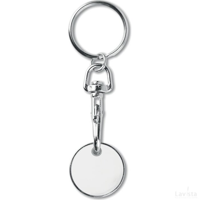 Winkelwagenmuntje Tokenring wit