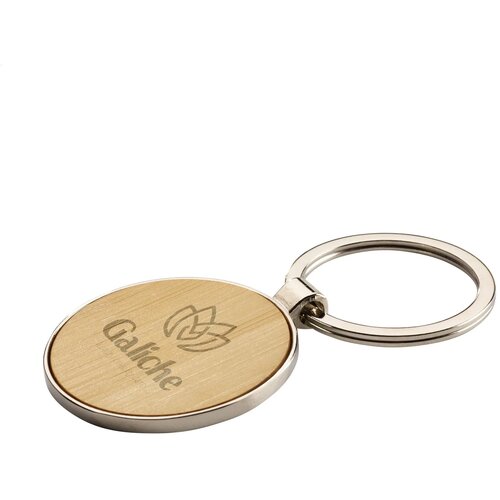 Bamboo Key Circle Sleutelhanger van Bamboe