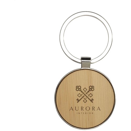 Bamboo Key Circle Sleutelhanger van Bamboe