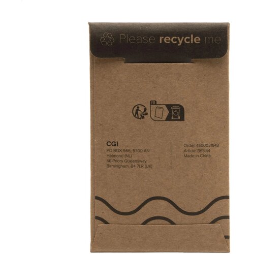 Bamboo Key Circle Sleutelhanger van Bamboe