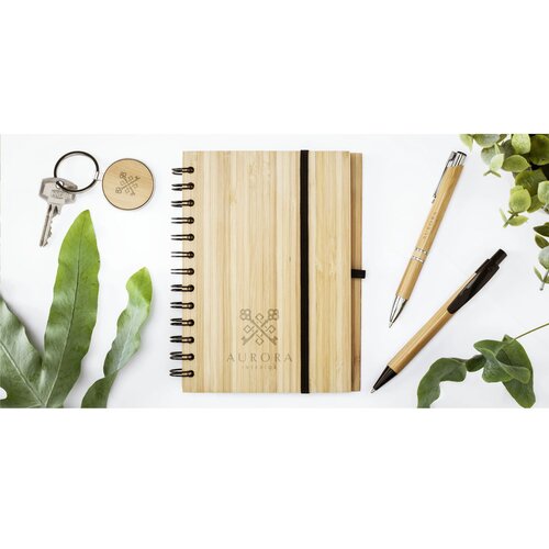 Bamboo Key Circle Sleutelhanger van Bamboe