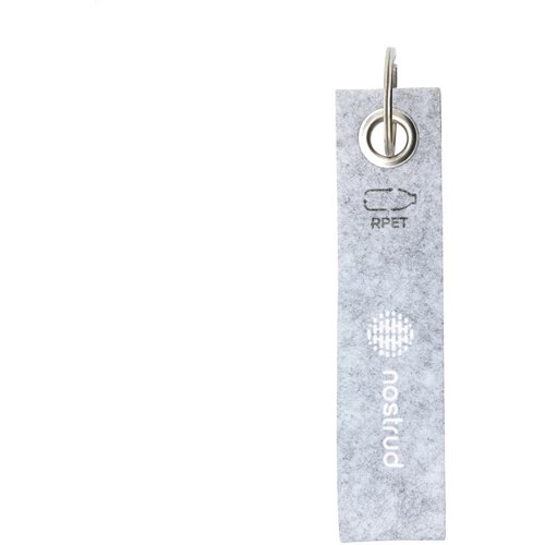 Rpet Felt Keyring Sleutelhanger Lichtgrijs