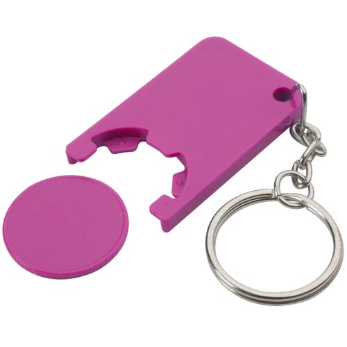 Beka Sleutelhanger Met Winkelmuntje Sleutelhanger Roze