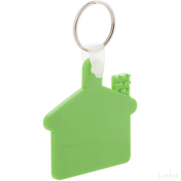 Cottage Sleutelhanger Groen