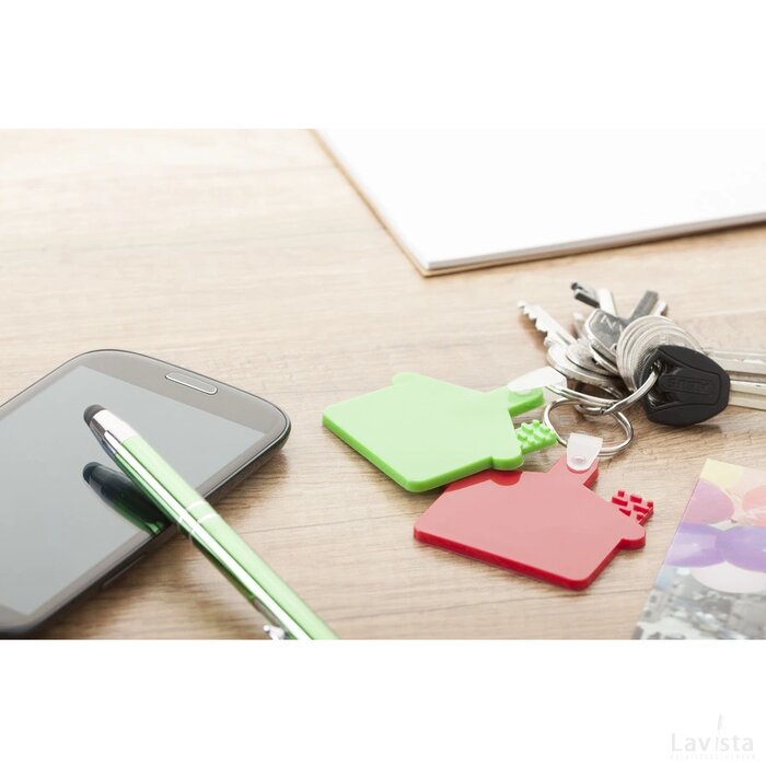 Cottage Sleutelhanger Groen