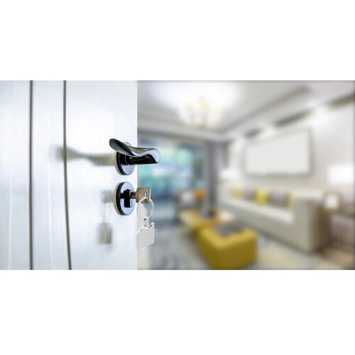 Dwell Sleutelhanger Zilver