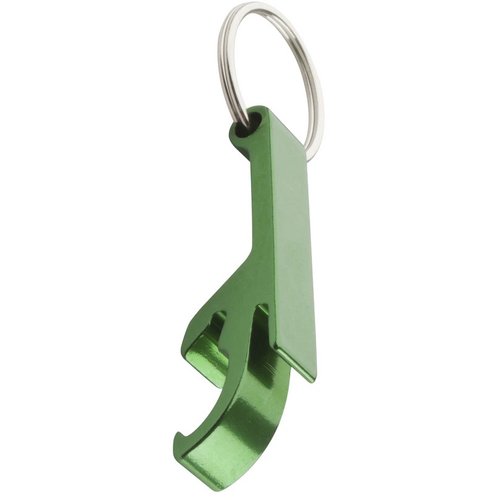 Flessenopener Met Sleutelhanger Groen