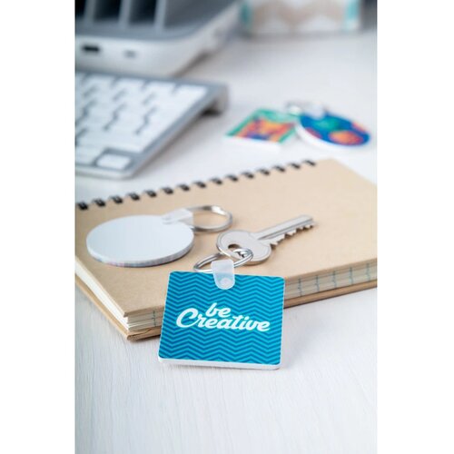 Foamy C Sleutelhanger Wit